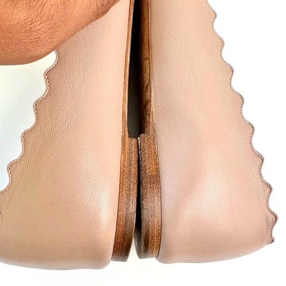 Chloe Lauren Ballerina Flats in Beige “Pink Tea” Size 39  8 1/2 - Picture 6 of 13